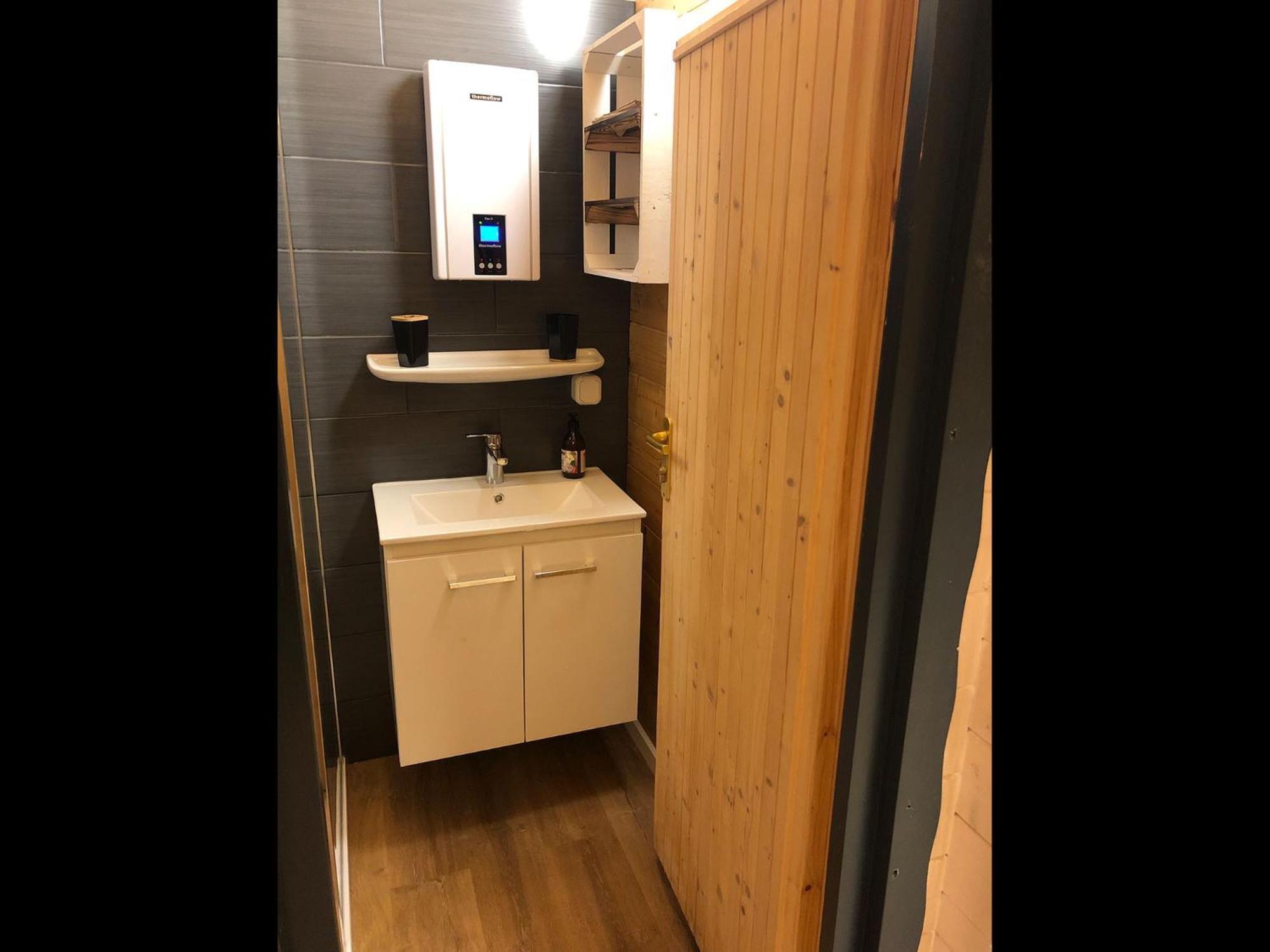 Neu! Ferienhuette Tiny House Schoningen Exterior foto