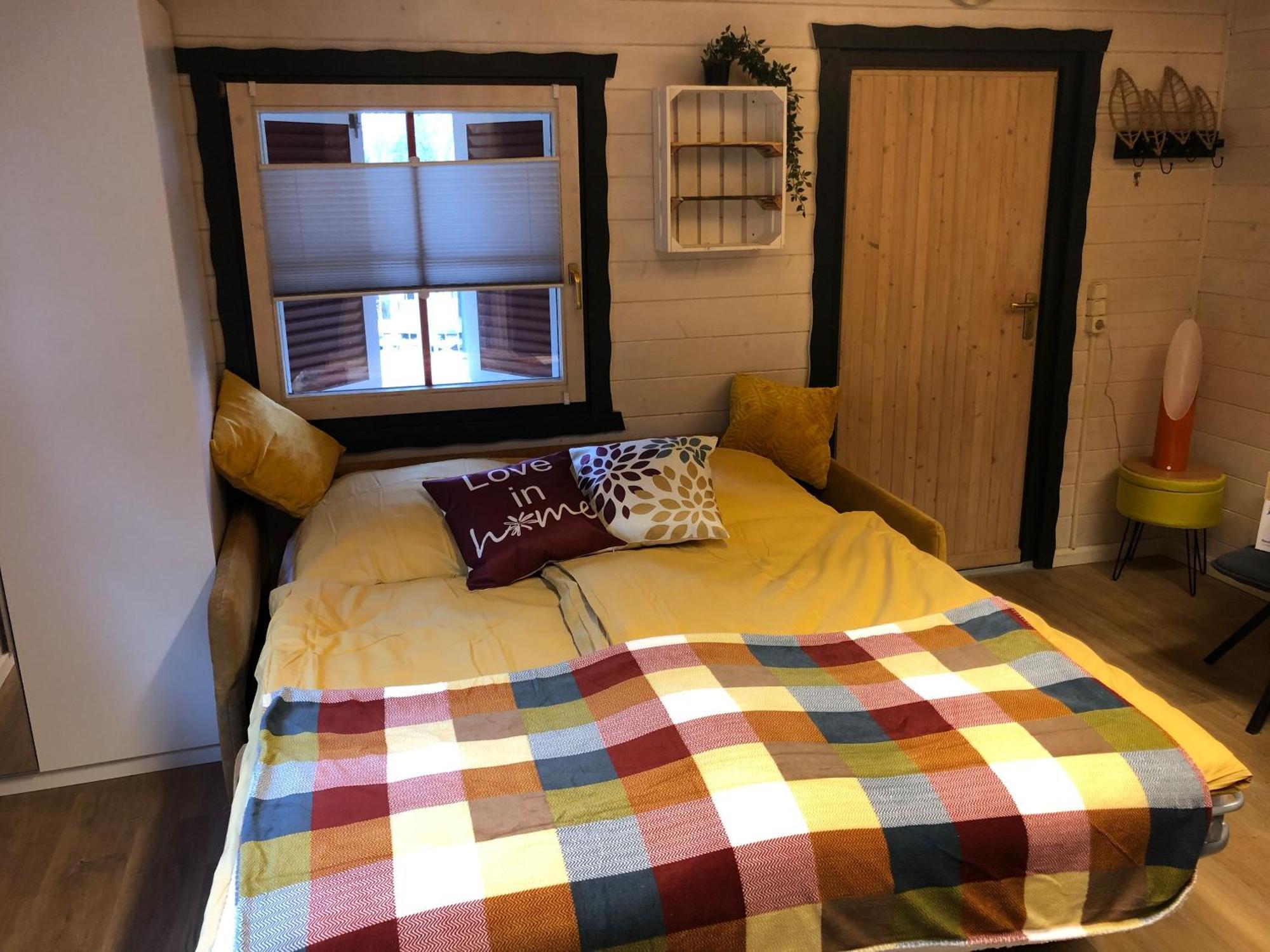 Neu! Ferienhuette Tiny House Schoningen Exterior foto